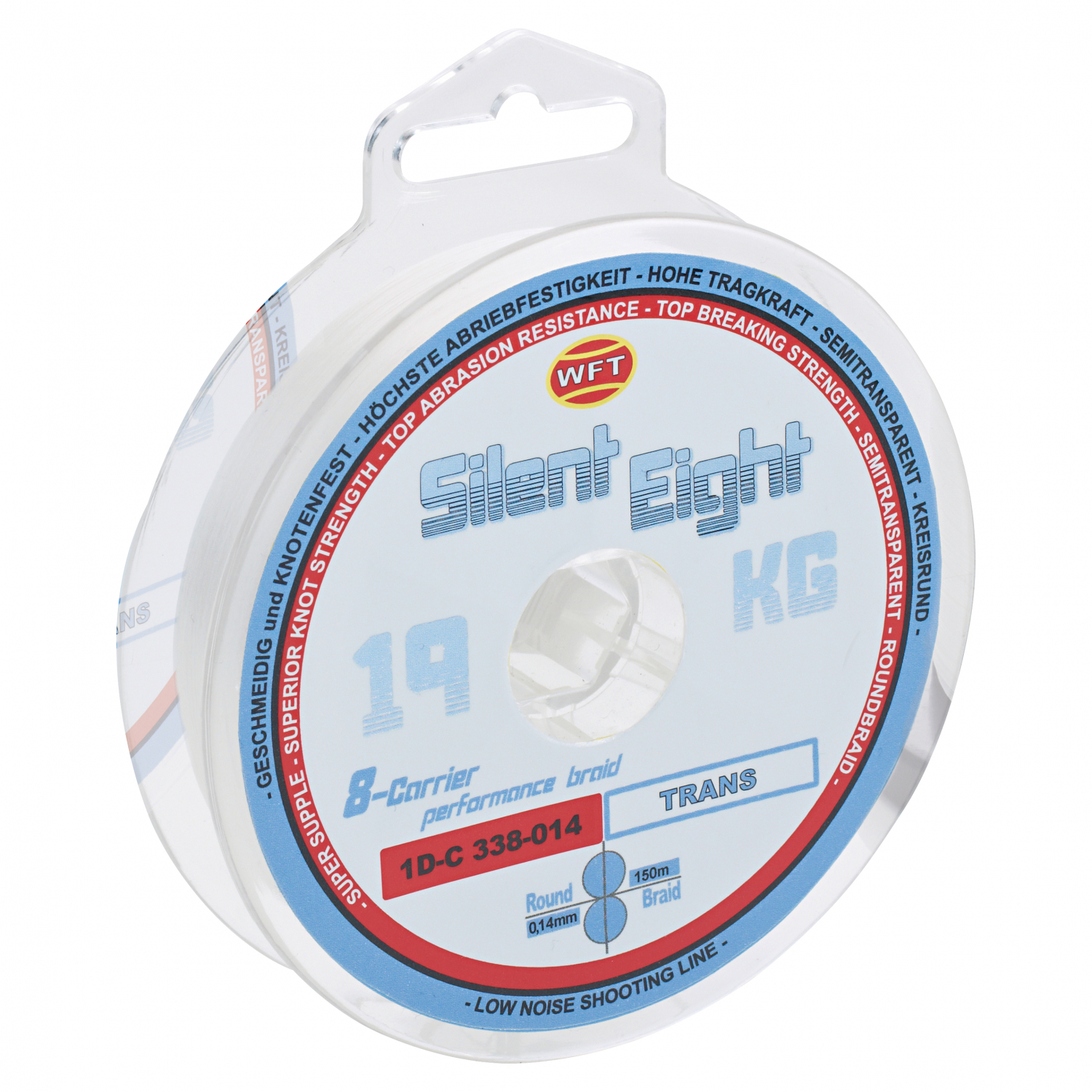 WFT Fishing Line Silent Eight (clear, 150 m) at low prices