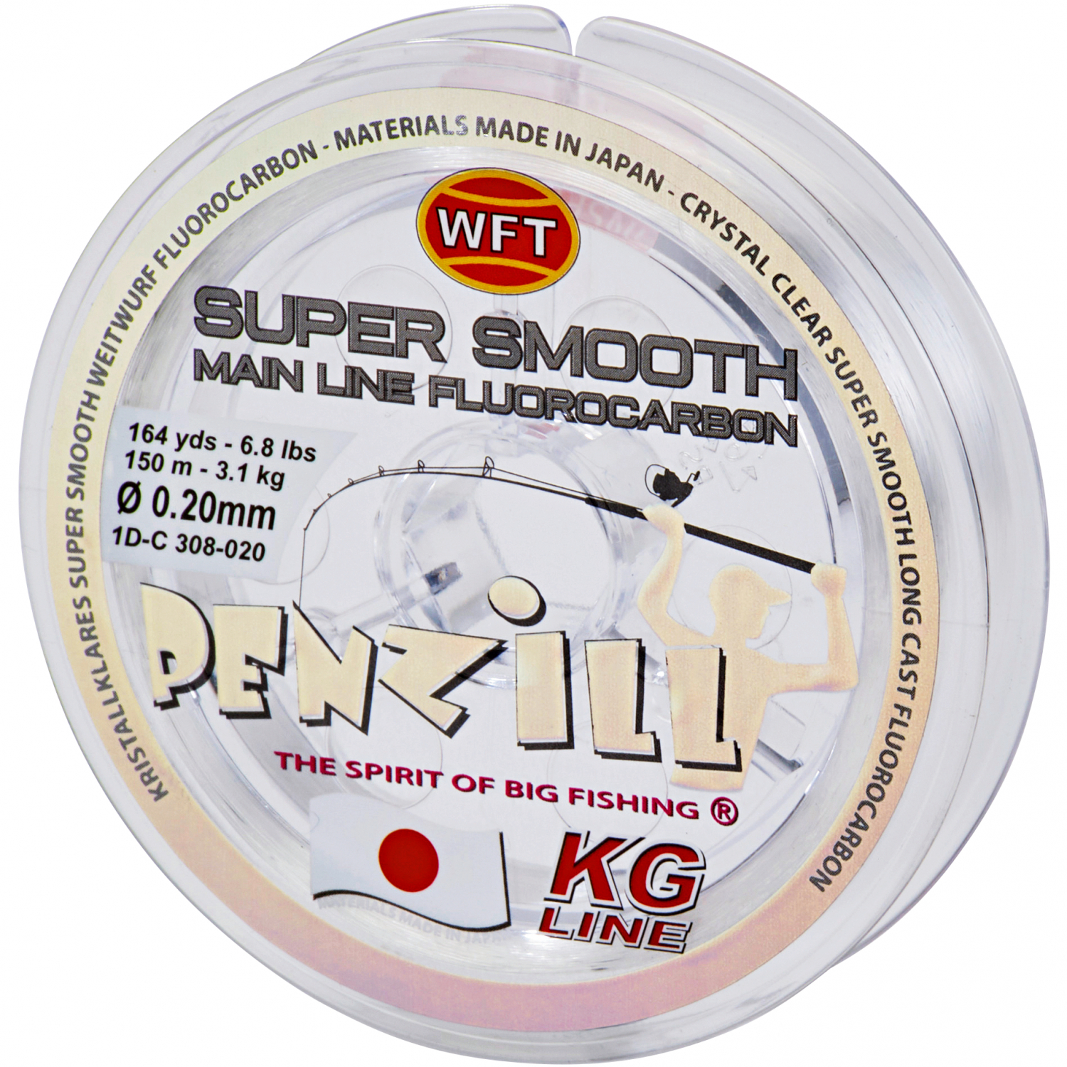 WFT Penzill Super Smooth Fluorocarbon (clear) 