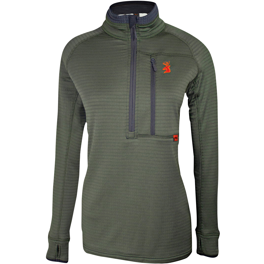 Women's Gridfleece Top (Performance Olive) 