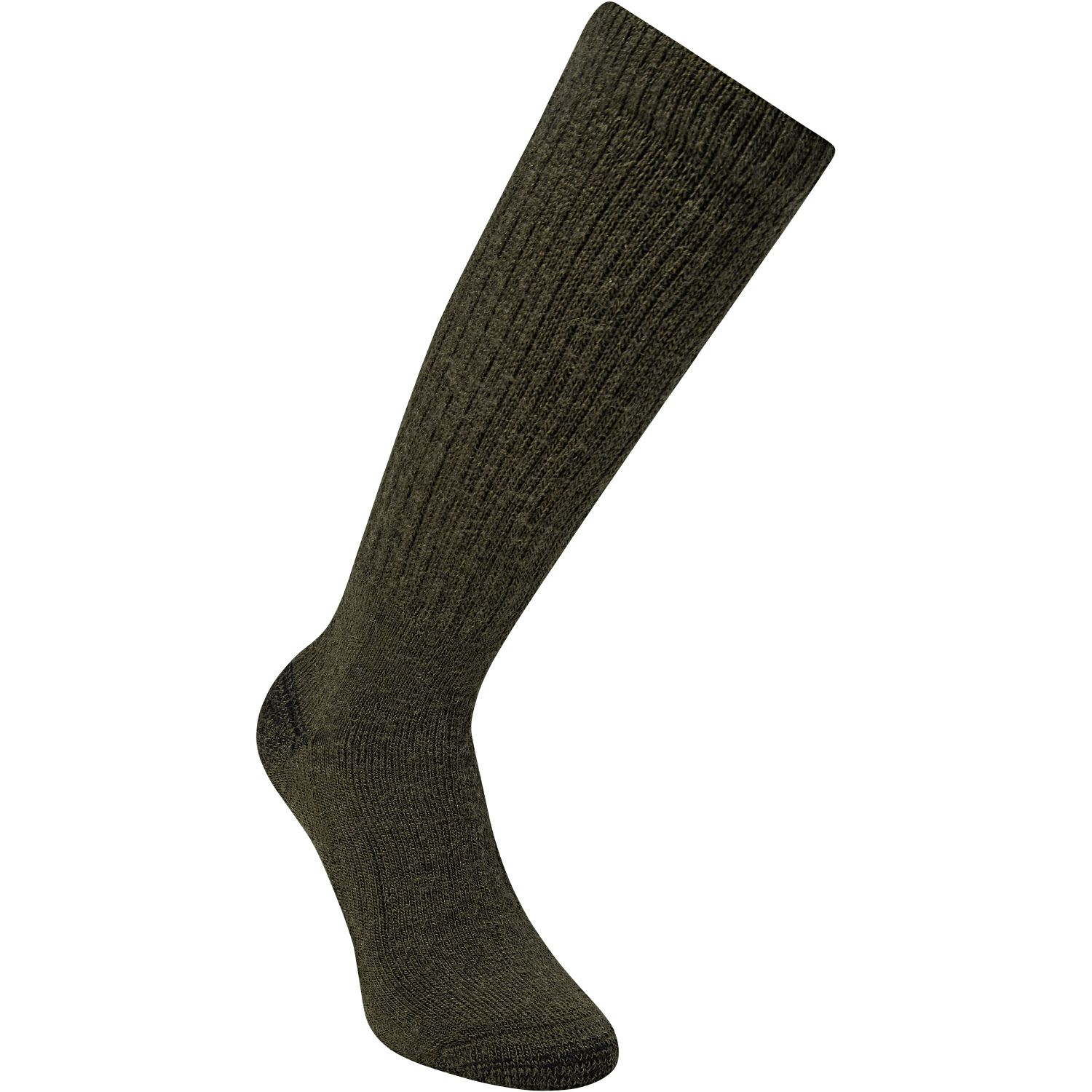 Wool And Silk Socks (Forest Green) 