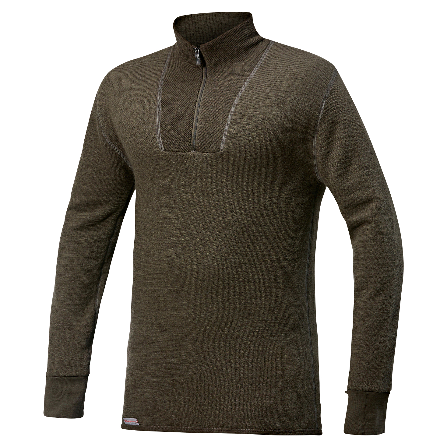 Woolpower Zip Turtleneck 200 Men (Pine Green) 