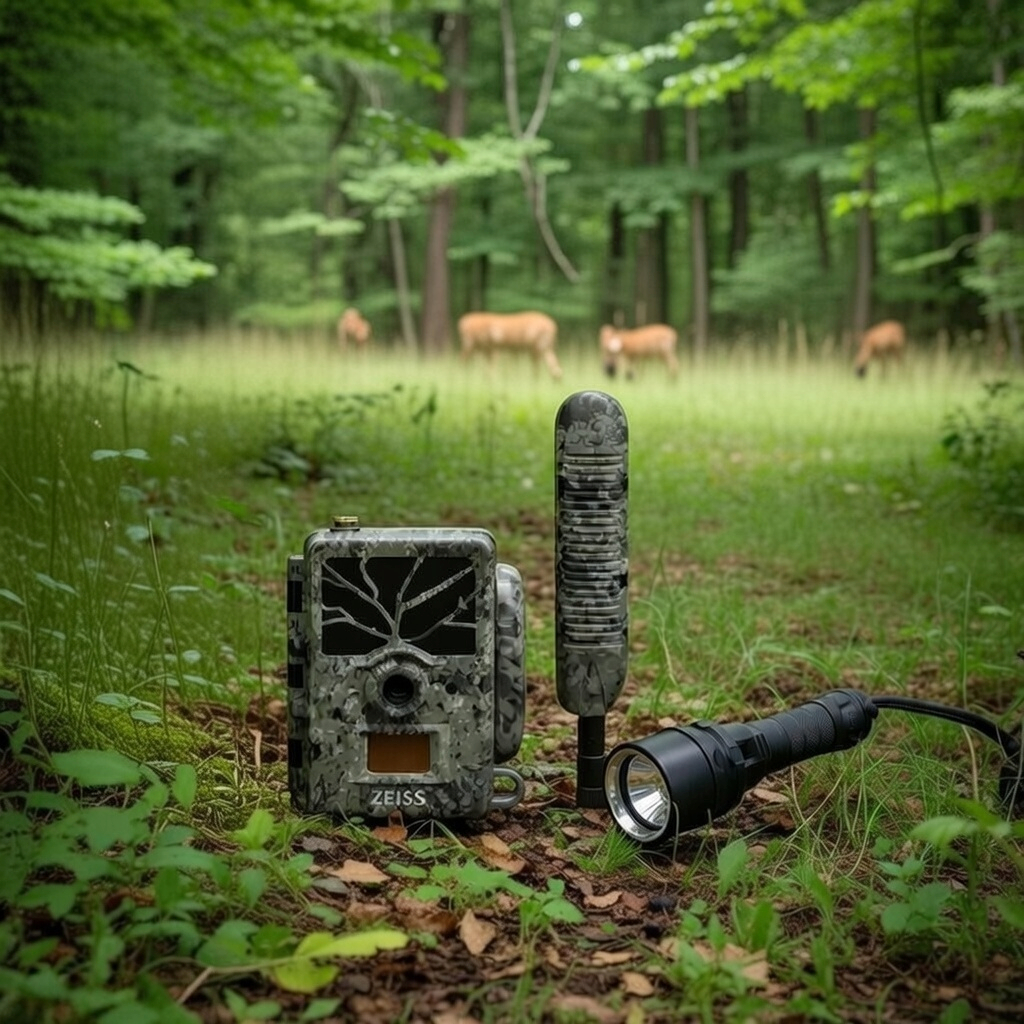 Zeiss Secacam1 wildlife camera + Bearstep 2 Flood Guard Power torch set 