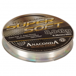 Anaconda Leader line Super Soft Fluorocarbon (transparent, 50 m)