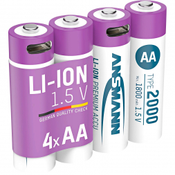 Ansmann Lithium battery Mignon AA type 2000 