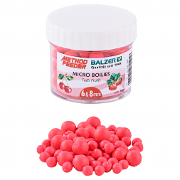 Balzer Method Feeder Boilies (red, tutti frutti)