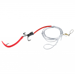 Balzer Overbite system with rubber Makk 71° North (red)