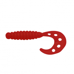 Behr Twister Perforated Tail Lure Fat Head (red)