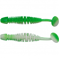  PowerBait Power Leech (Spring Green/White)