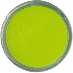  PowerBait® Sinking Glitter Trout Dough (Chartreuse Glitter)