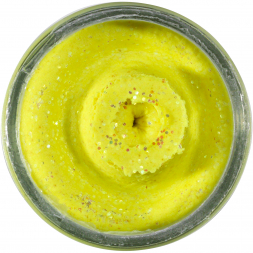  PowerBait® Sinking Glitter Trout Dough (Sunshine Yellow Glitter)