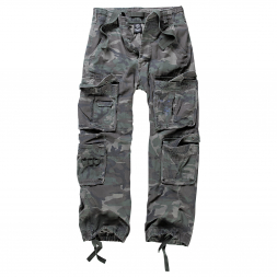 Brandit Men's Cargo Pants Pure Vintage (woodland)