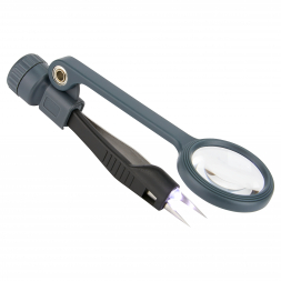 Carson Magnifier/Tweezers LED Lighted Magnigrip™