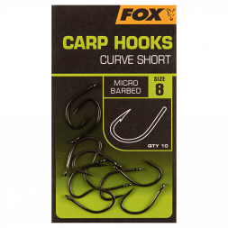 Fox Carp Hook Curve Short (Sz. 8)