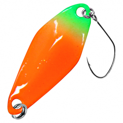 FTM Trout Spoon Tremo (2.3 g, Orange/Green, Orange UV) 