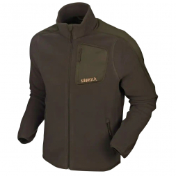 Härkila Men's Fleece jacket Venjan (shadow brown/black)