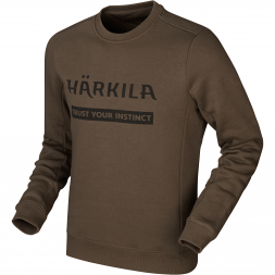 Härkila Men's Sweatshirt Logo (slate brown)