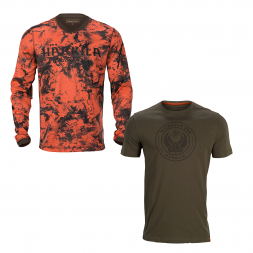 Härkila Men's T-Shirt Wildboar Pro and Long Sleeve Shirt Wildboar Pro