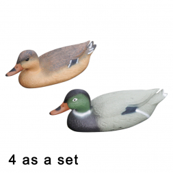 il Lago Passion Decoy Ducks Plastic (4 as a set)