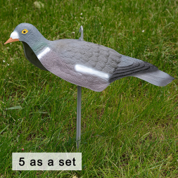 il Lago Passion Decoy-pigeon Half Mold (5 as a set) 