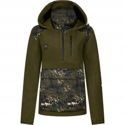  Hybrid Hoodie Shawk Women (phantomX/Olive) Sz. S