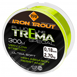 Iron Trout Fishing line Fluo Line Trema Special (fluo/green, 300 meters)