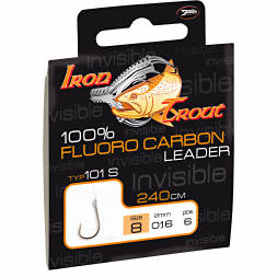 Iron Trout Leader Fluoro Carbon Leader (101 S)
