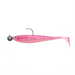 Jackson Rubber fish zanderbait (pink glitter)