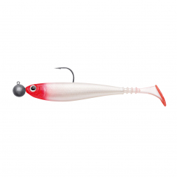 Jackson Rubber fish zanderbait (red head)