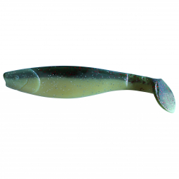 Predator-catcher pike rubber (yellow/motor oil)