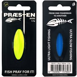 OGP Inline Lure Præsten Micro (Blue Yellow) 