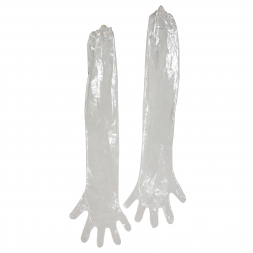 Pete Rickards Unisex Disposable Gutting Gloves (Extra long)