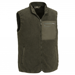 Pinewood Men's Fibre Fur Vest (dark green)