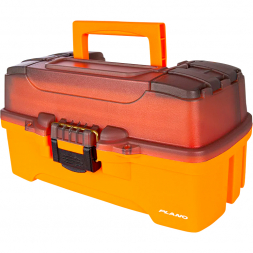 Plano Two-Tray Tackle Box (Bright Orange)