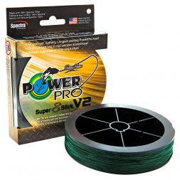 Power Pro Fishing Line Super 8 Slick V2 (moss green, 135 m)