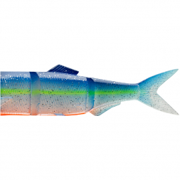  Hybrid Swimbait Replacement Tails (Swedish Blue)