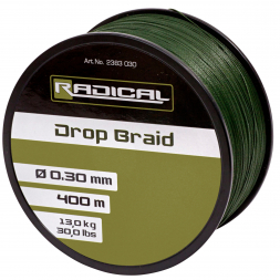Quantum Radical Fishing Line Radical Drop Braid (dark green)