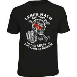 Rahmenlos Men's T-Shirt "Life after death?" (German version only)