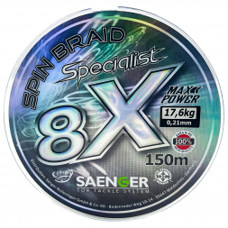 Sänger Fishing line Spin Braid Specialist 8x (black/smoke)