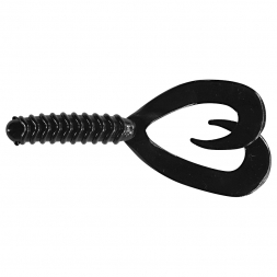 ShadXperts Twister 3" Doubletail (black)