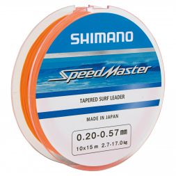 Shimano Fishing Line Speed Master Tapered Surf Leader (orange) 