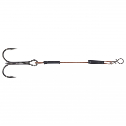  Lure Zander 1x7 Stinger Rig, coated (with clips) 