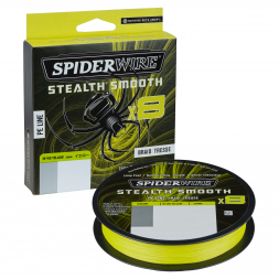 Spiderwire Fishing Line Stealth Smooth 8 (Hi-Vis yellow, 150 m) 