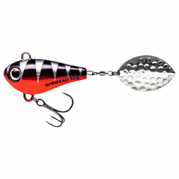 SpinMad Lead Head Spinners Jigmaster (Black Perch, 12 g)