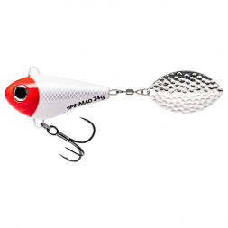 SpinMad Lead Head Spinners Jigmaster (Redhead, 24 g)