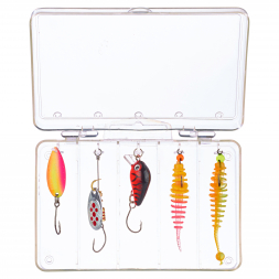 Trout Attack Artificial Lure Sets (Overcast Sky/Cloud Water)