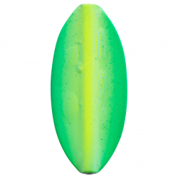 Trout Attack Flasher Metallica Inliner Spoon (silver/yellow/green) 