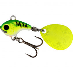 Westin Spin Tail Jig Dropbite Tungsten (Chartreuse Ice)