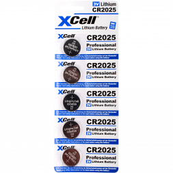 XCell Lithium Button Lines Batteries 3 V (CR2025)