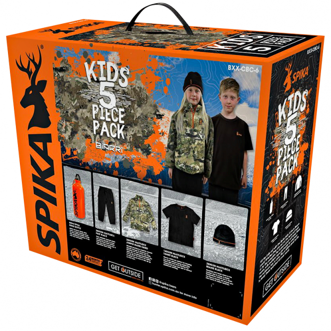 5 Piece Box Pack Kids (Biarri Camo) 