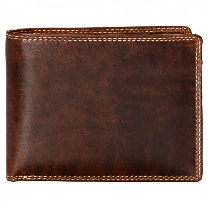 Akah Big Five Wallet, Landscape (Brown) 